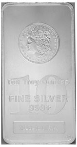Picture of 10 oz Silver Bar - Various Brands