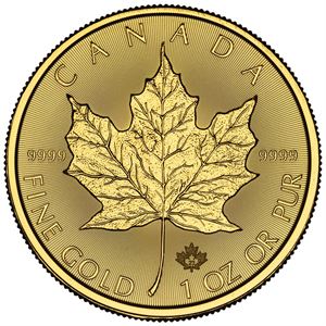 Picture of Prior Date 1 oz Gold Maple Leaf